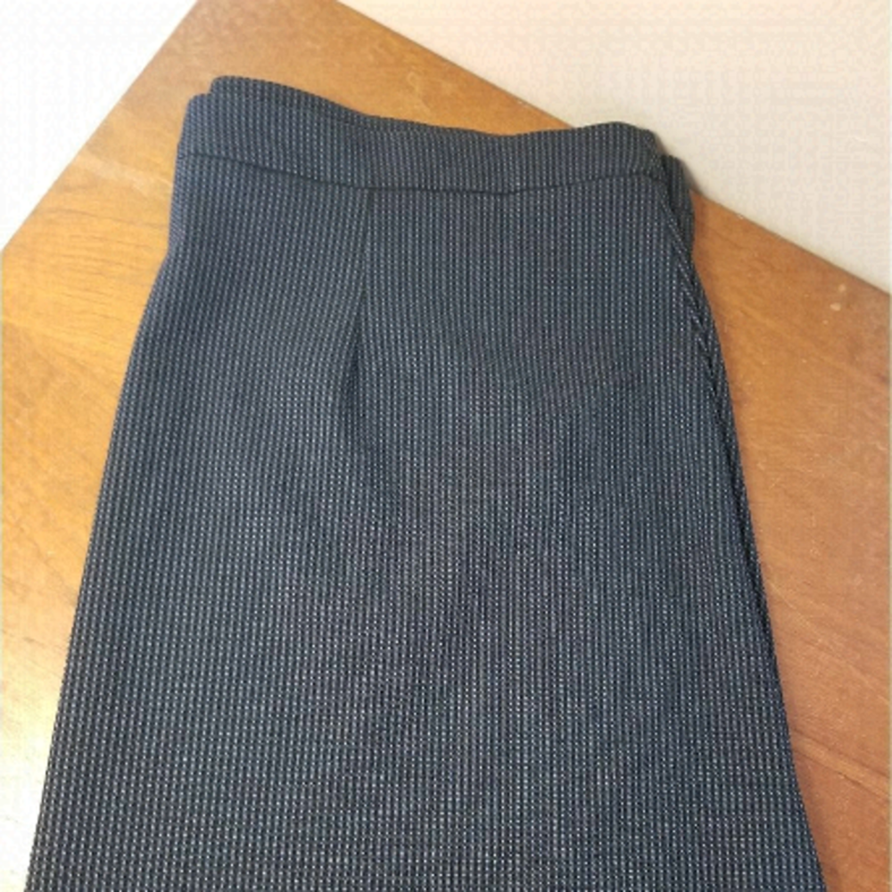 𝅺MARGARET M Blue Check Pull on Skirt